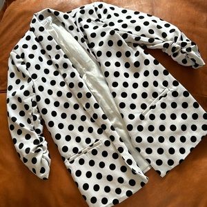 Misguided polka dot blazer
